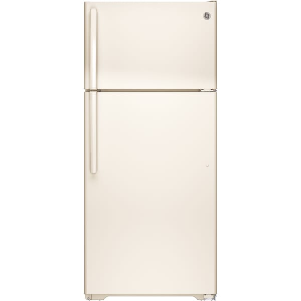Shop GE Energy Star 15.5 Cubic-foot Bisque Top Freezer Refrigerator ...