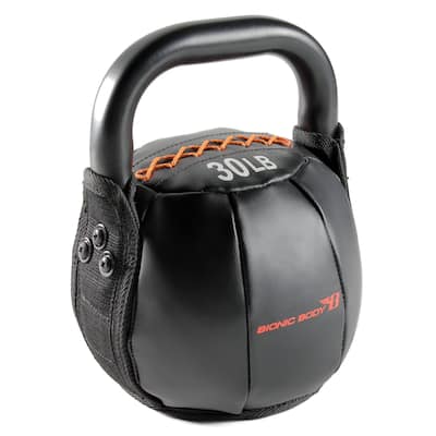 Bionic Body Black 30-pound Kettlebell