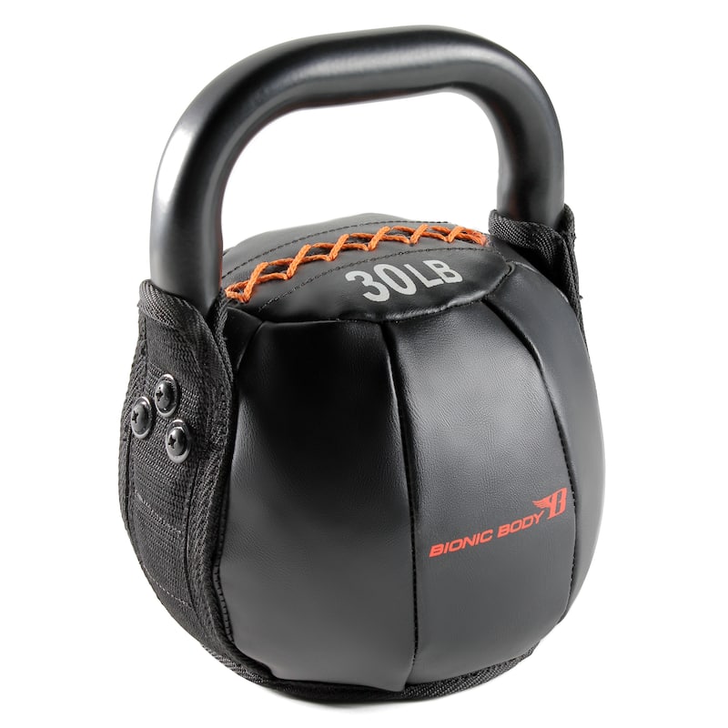 Bionic Body Black 30-pound Kettlebell