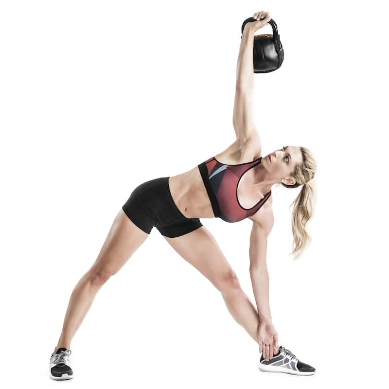 Bionic Body Black 30-pound Kettlebell