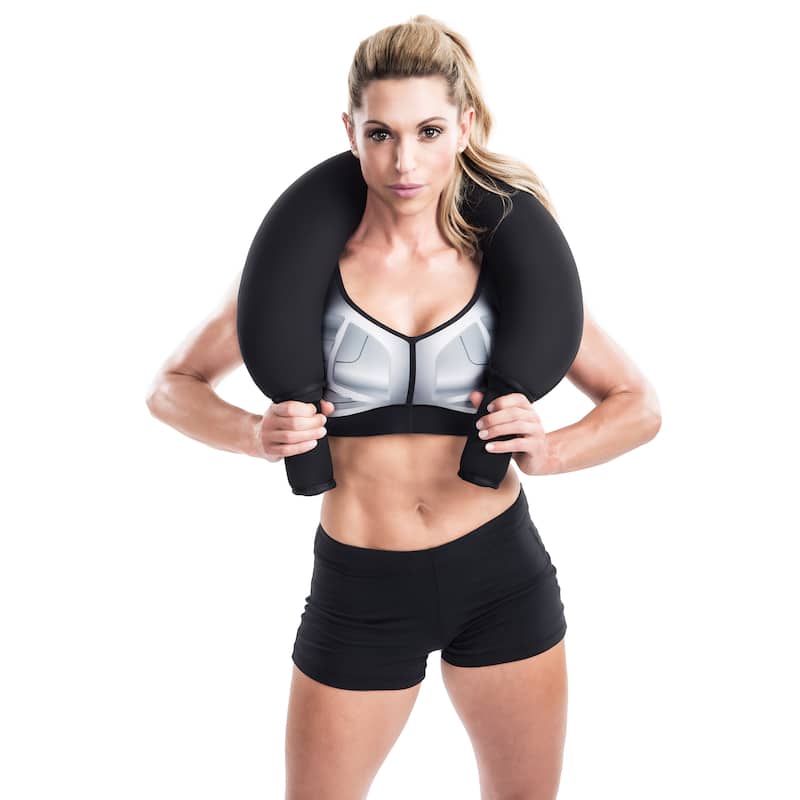 Bionic Body Black 10-pound Weighted Shoulder Bag