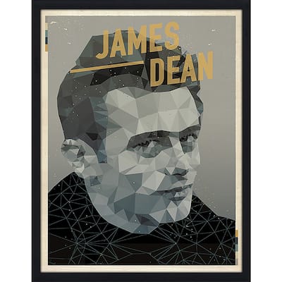 American Flat 'James Dean' Framed Plexiglass Wall Art