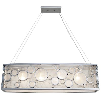 Varaluz Fascination 4-light Metallic Silver Linear Pendant