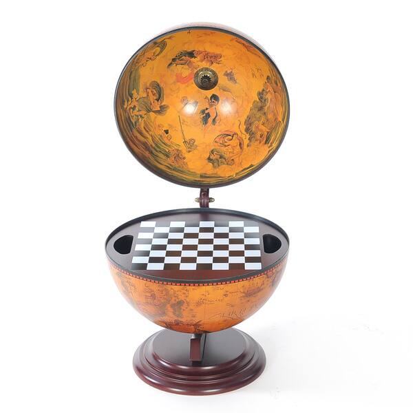 13 Inch Red Globe Chess Holder Overstock 13181313