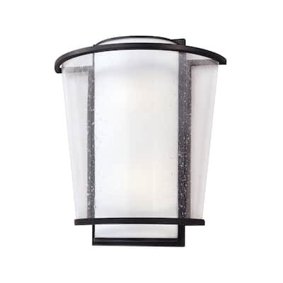 Troy Lighting Bennington 14-inch LED Forged Bronze Wall Sconce