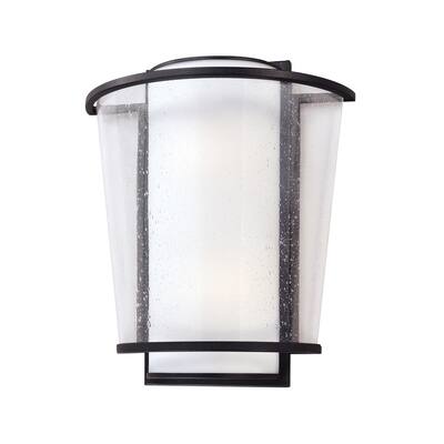 Troy Lighting Bennington 14-inch LED Forged Bronze Wall Sconce