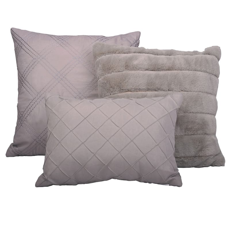 Serenta Faux Fur 7-piece Comforter Set