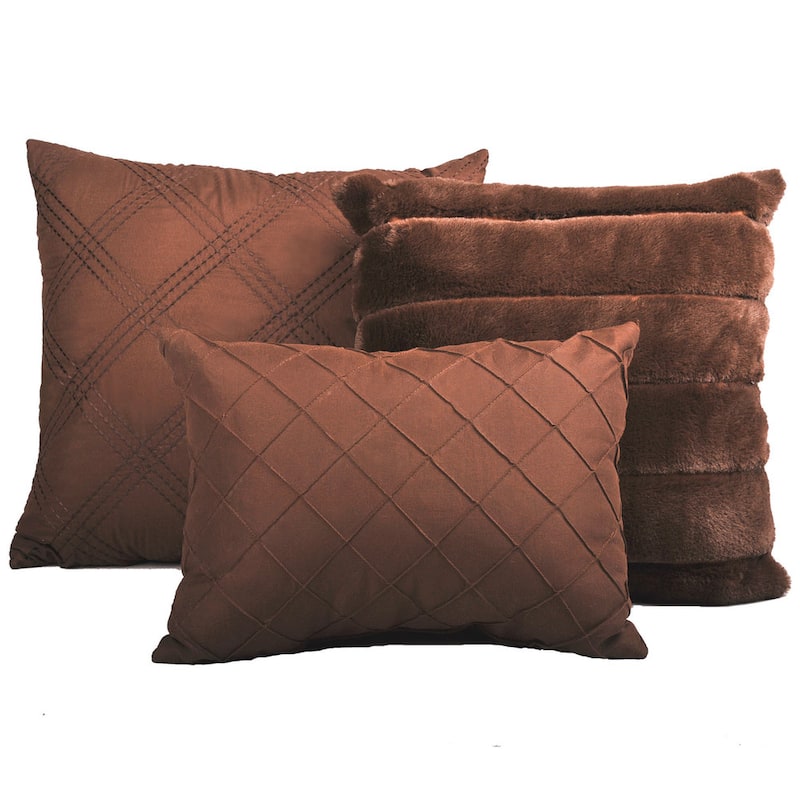 Serenta Faux Fur 7-piece Comforter Set