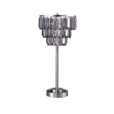 QMax Decorative Designer Faux Crystal Floor Lamp