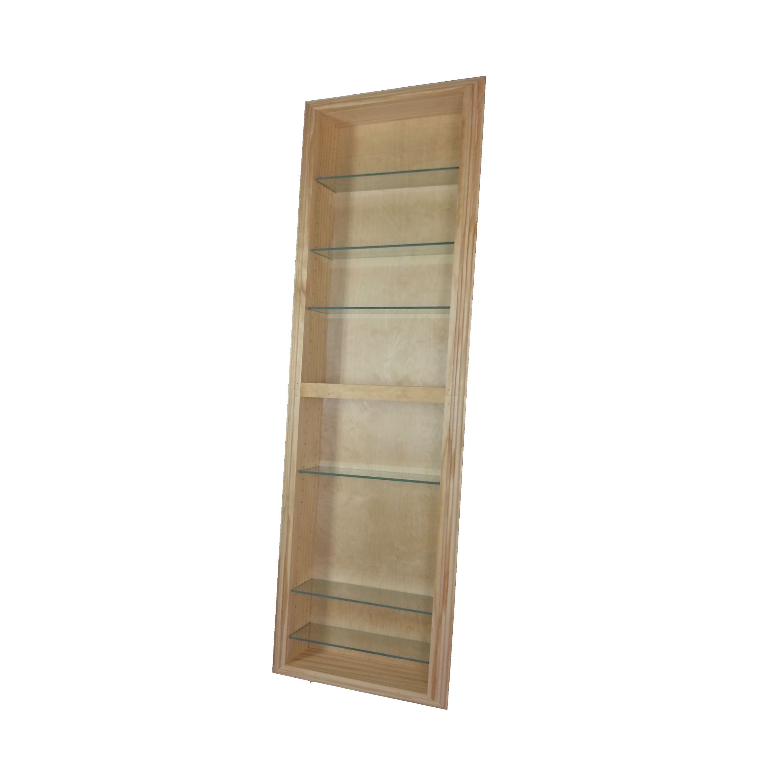 Shop Wg Wood Products 60 Inch Deep Recessed Cabinet 14 1 8 W X