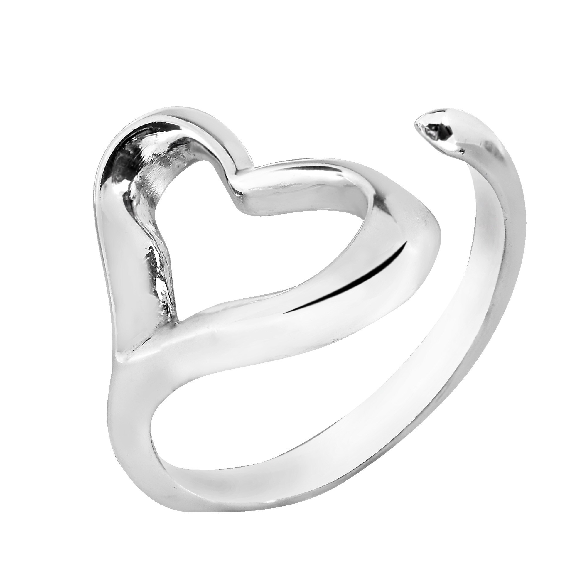 heart wrap ring