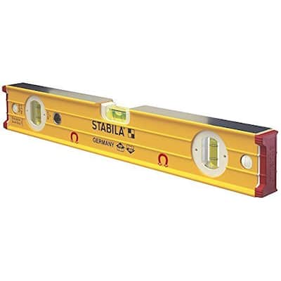 Stabila - 16-Inch builders level, Magnetic, High Strength Frame, Accuracy