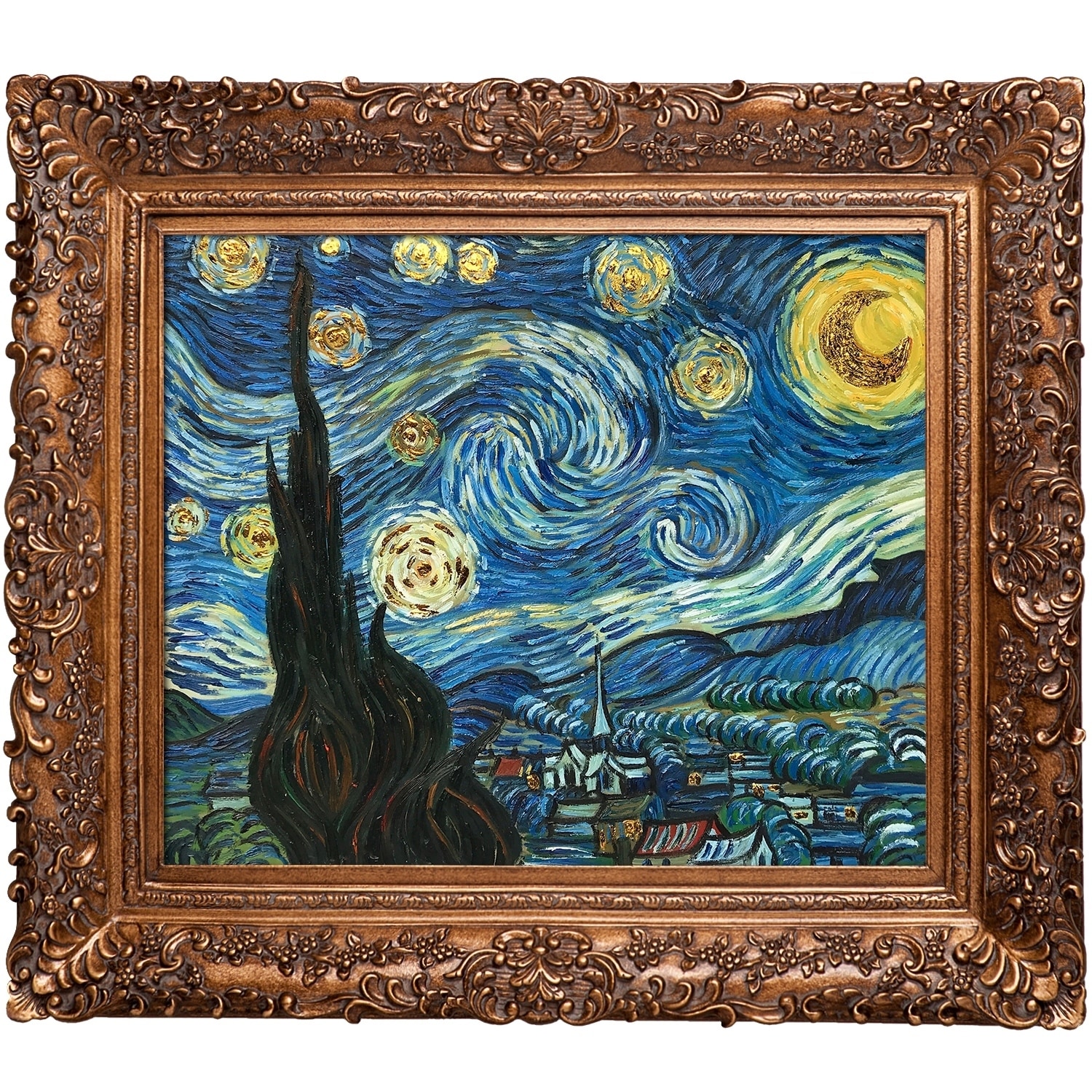 starry night van gogh framed