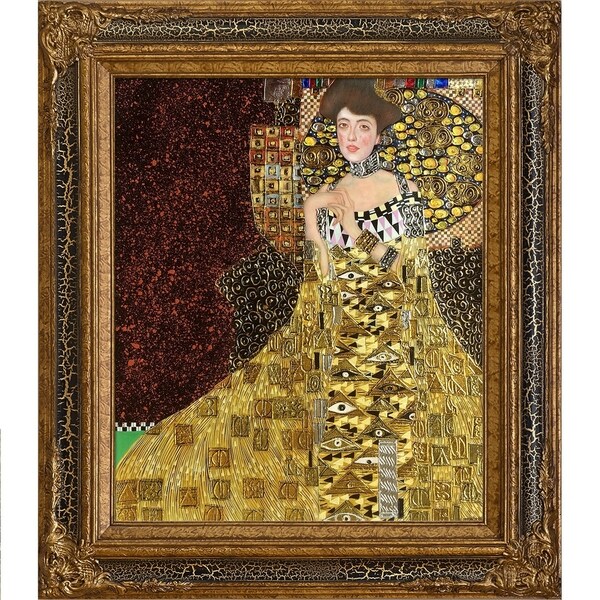 Shop Klimt 'Portrait of Adele Bloch Bauer I' Hand Painted Oil ...