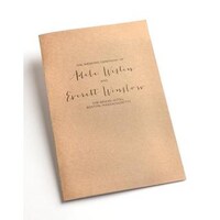 shop wilton keeping tradition trifold program wedding supply