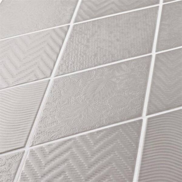 Shop Somertile 5 5x9 5 Inch Rombo Dark Grey Porcelain Floor And Wall Tile 60 Tiles 11 68 Sqft Overstock 13191065