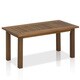 Havenside Home Surfside Teak Hardwood Outdoor Coffee Table - Thumbnail 0