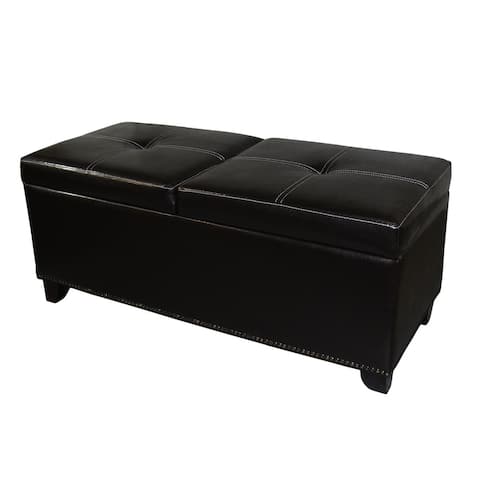 15-inch Leatherette Storage Bench and Lift Top Table