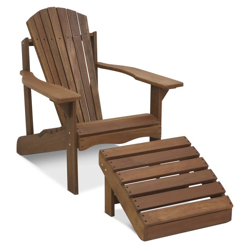 Ormond Hardwood Adirondack Footstool by Havenside Home