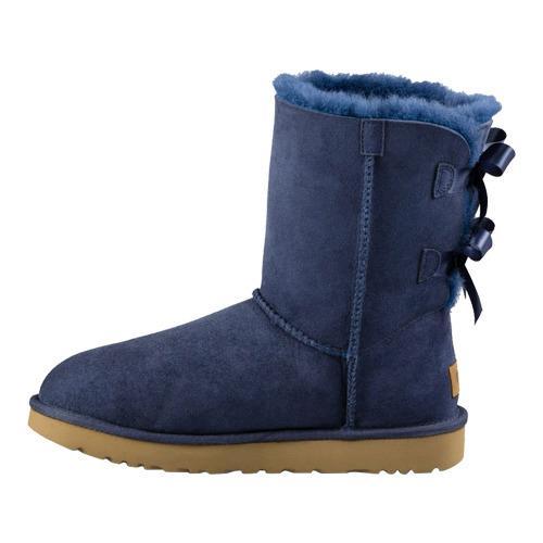 navy uggs with bows