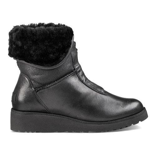 leather ugg boots with zipper