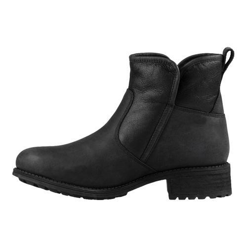 ugg lavelle zip boots black leather