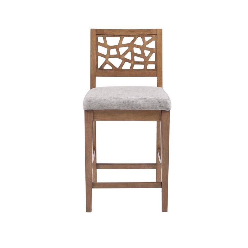 INK+IVY Crackle Barstool - 18.75"w x 22.625"d x 43.25"h