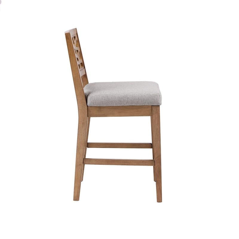 INK+IVY Crackle Barstool - 18.75"w x 22.625"d x 43.25"h