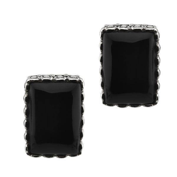 Large Black Onyx Stud Earrings Free Shipping On Orders Over Large Black Onyx Stud Earrings
