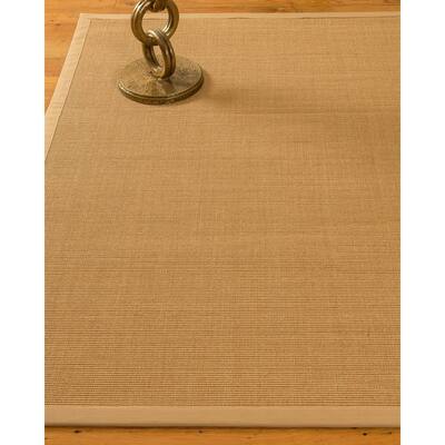 Natural Area Rugs Handmade Shiasta Sisal Beige Rug (6'x9) - 6' x 9'