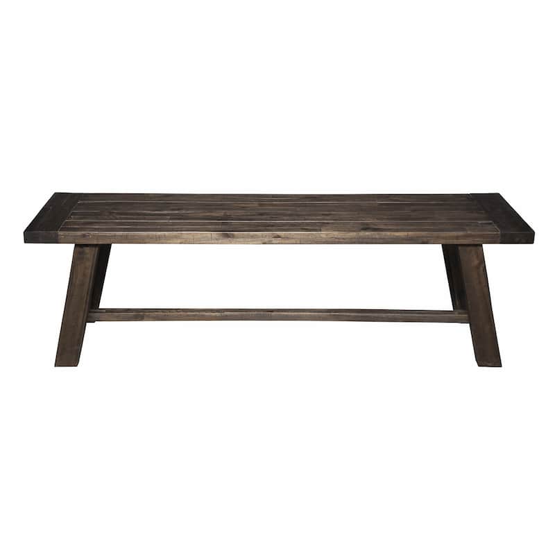 Alpine Furniture Home Decorative Newberry Bench - Salvaged Grey - 60"Wx16"Dx18"H