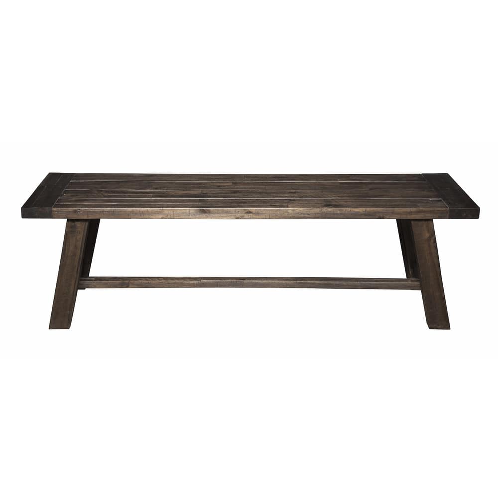 Alpine Furniture Home Decorative Newberry Bench - Salvaged Grey - 60"Wx16"Dx18"H