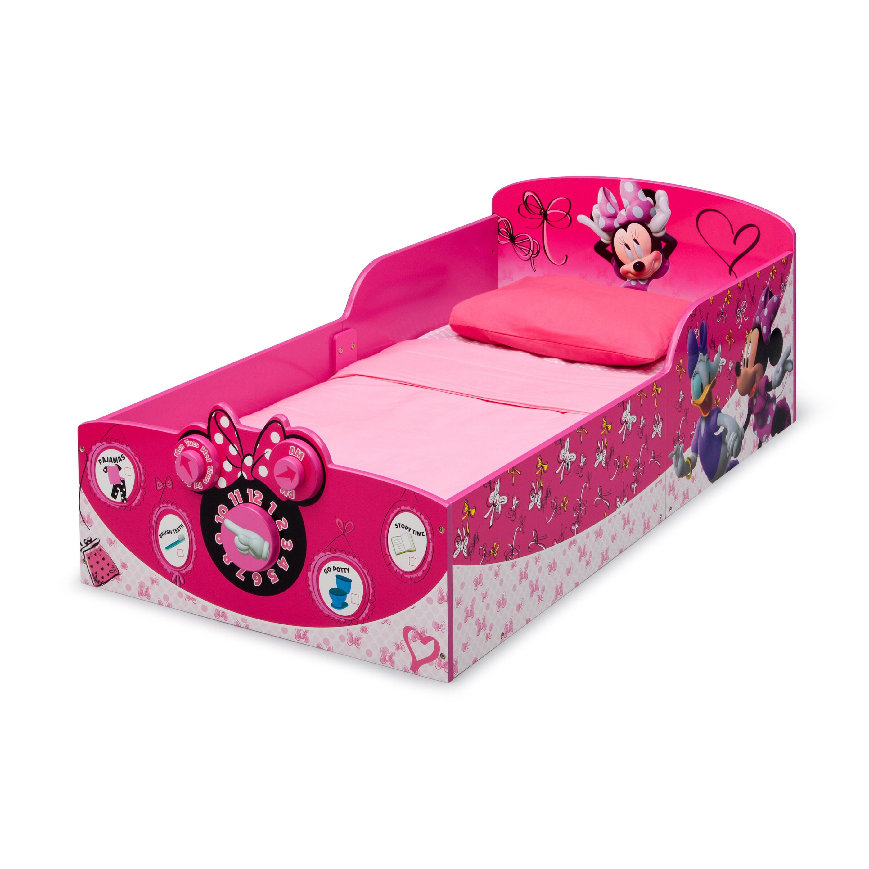 Shop Disney Minnie Mouse Interactive Wood Toddler Bed Free