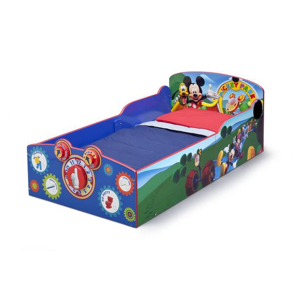 Shop Disney Mickey Mouse Interactive Wood Toddler Bed Free