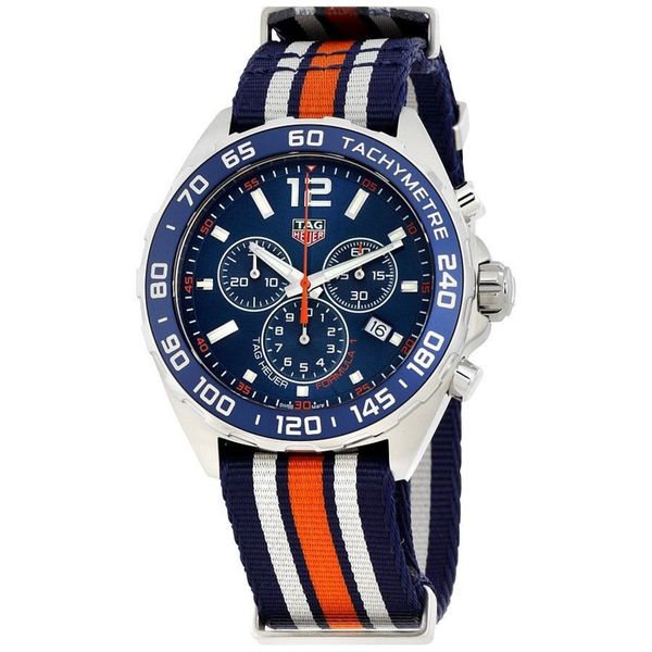 tag heuer orange and blue