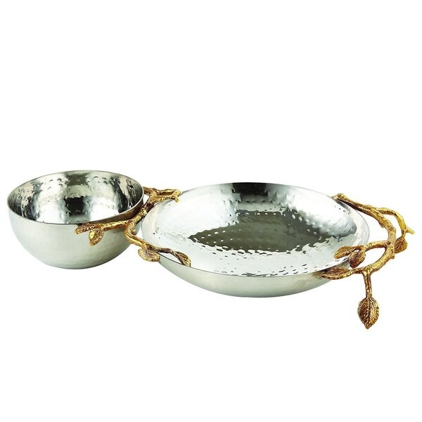 Heim Concept Gilt Leaf Chip and Dip