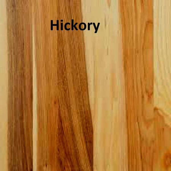 Shop Rustic 2 Foot Farm Bench Hickory Oak Or All Hickory
