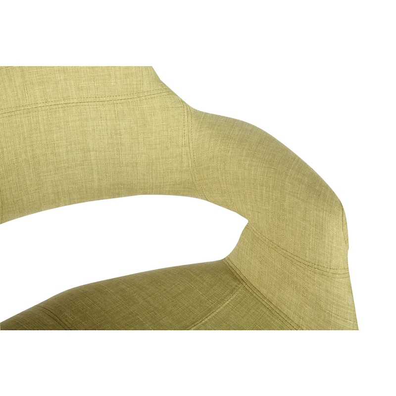 Armen Living Phoebe Walnut Wood Mid-Century Dining Chair