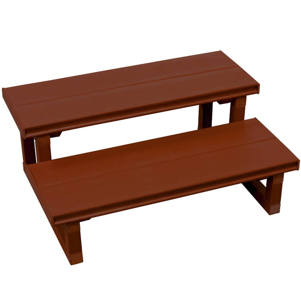 Cal Metro Plastic and Metal 30-inch 2-tier Spa Steps