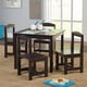 preview thumbnail 2 of 1, Simple Living Hayden Kids Table and Chair Set Espresso