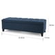 preview thumbnail 11 of 51, Ottilie Contemporary Button-Tufted Fabric Storage Ottoman Bench by Christopher Knight Home