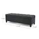Ottilie Button-tufted Storage Ottoman Bench by Christopher Knight Home