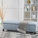 preview thumbnail 17 of 51, Ottilie Contemporary Button-Tufted Fabric Storage Ottoman Bench by Christopher Knight Home