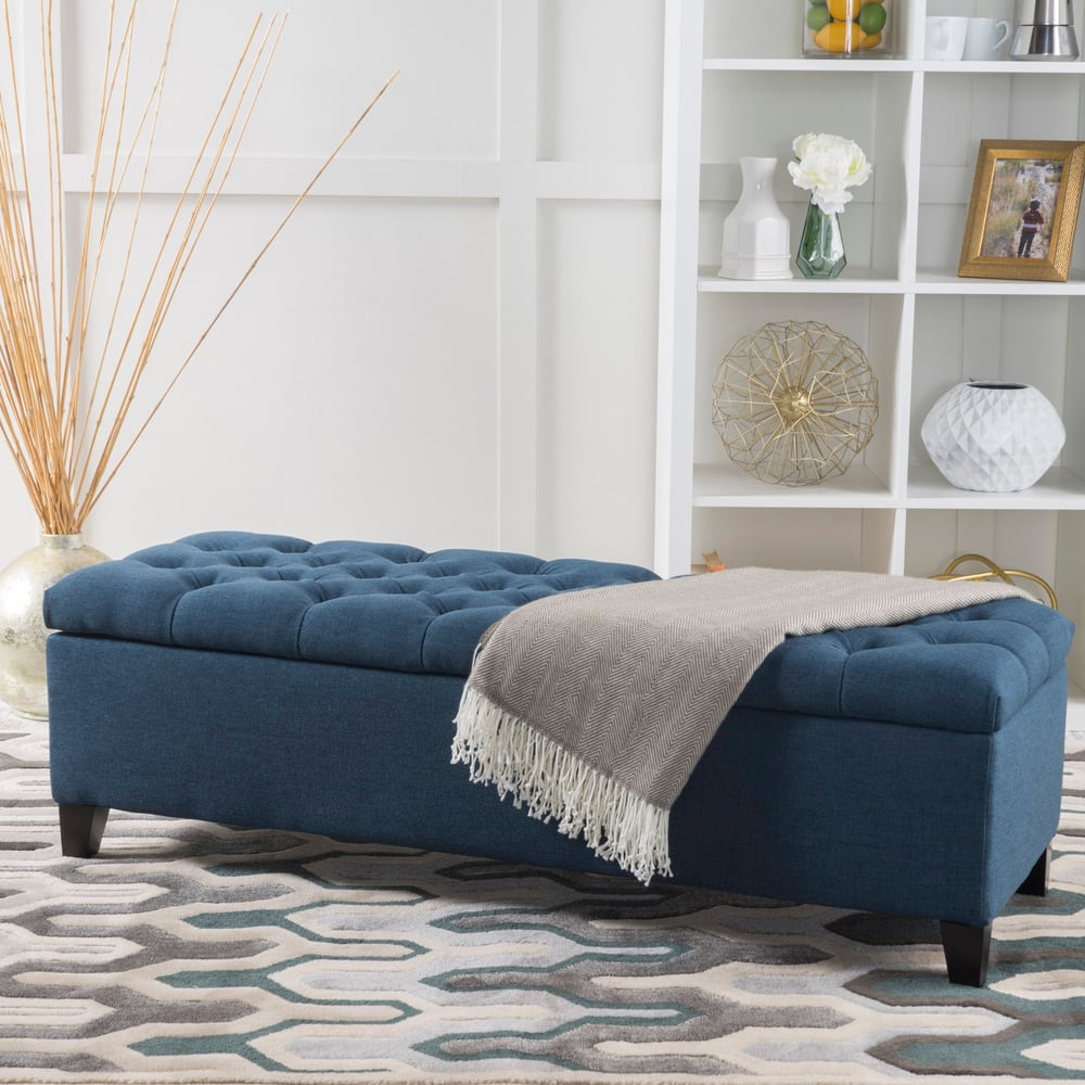Ottilie Button-tufted Storage Ottoman Bench by Christopher Knight Home