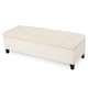 preview thumbnail 2 of 51, Ottilie Contemporary Button-Tufted Fabric Storage Ottoman Bench by Christopher Knight Home