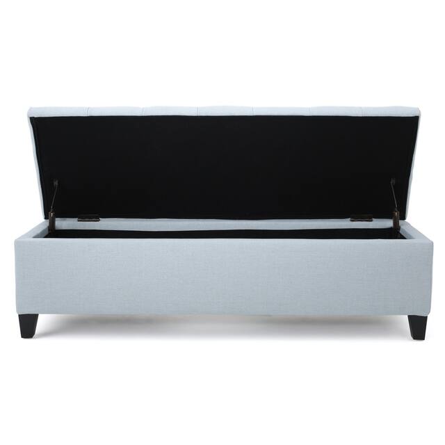 Ottilie Button-tufted Storage Ottoman Bench by Christopher Knight Home