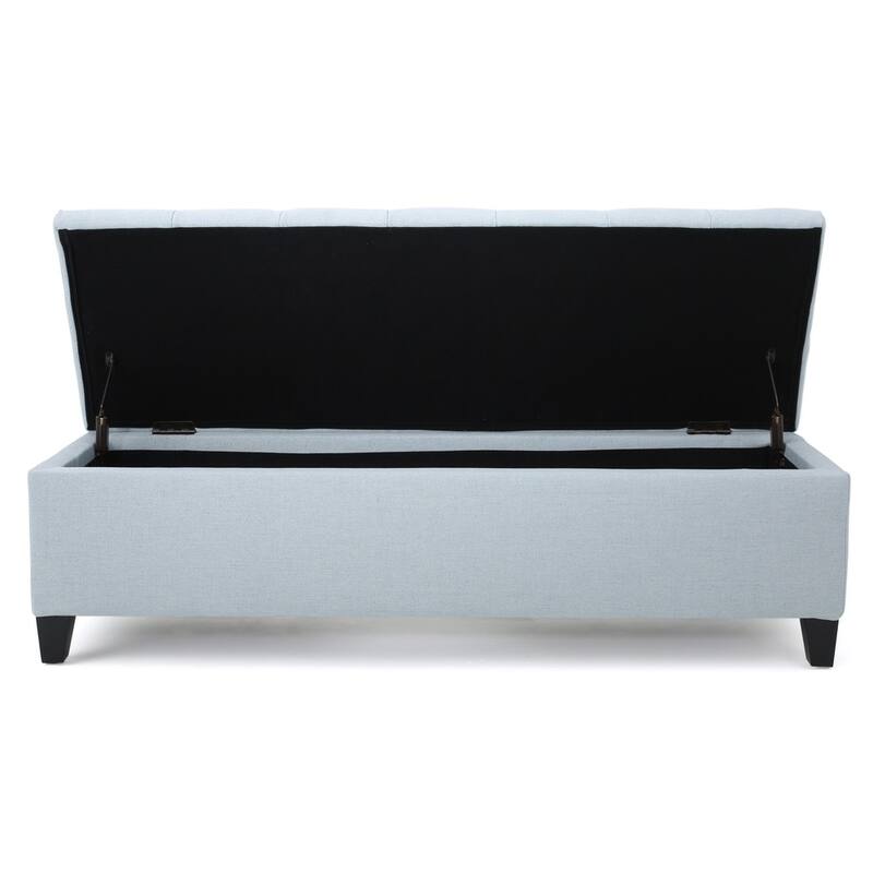 Ottilie Button-tufted Storage Ottoman Bench by Christopher Knight Home