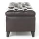 preview thumbnail 4 of 12, Ottilie Contemporary Button-Tufted Storage Ottoman Bench by Christopher Knight Home