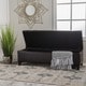 preview thumbnail 2 of 12, Ottilie Contemporary Button-Tufted Storage Ottoman Bench by Christopher Knight Home
