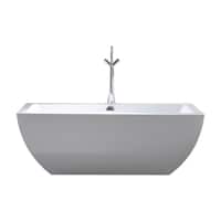 Bathtubs that Match VIGO Zenith 34" W x 74" H Frameless Fixed Shower Screen in Stainless Steel
